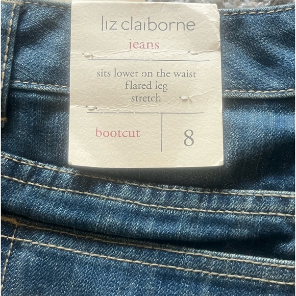 Liz Claiborne Boot Cut Jeans - Size 8 - Picture 4 of 7